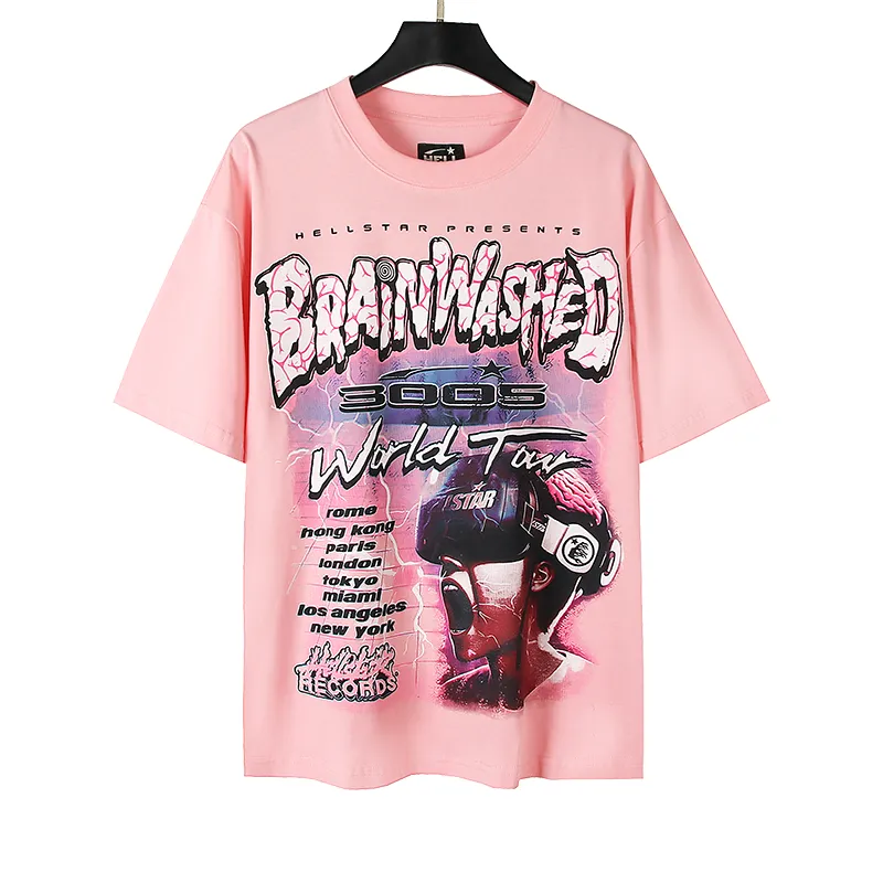 513# Hellstar T ：250 32 ：Pink Sizes：S M L XL